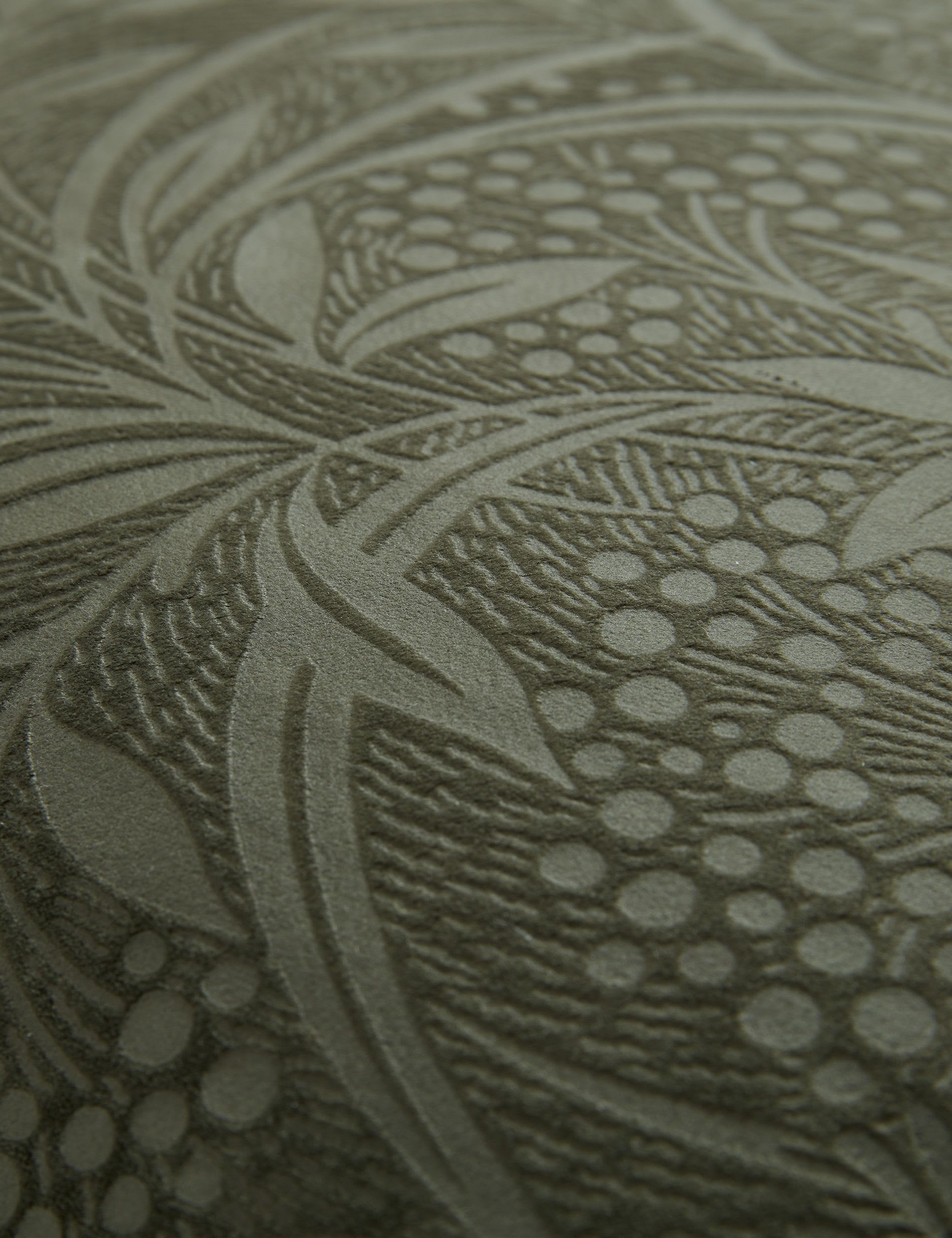 Laura Ashley Velvet Barley Embossed Cushion