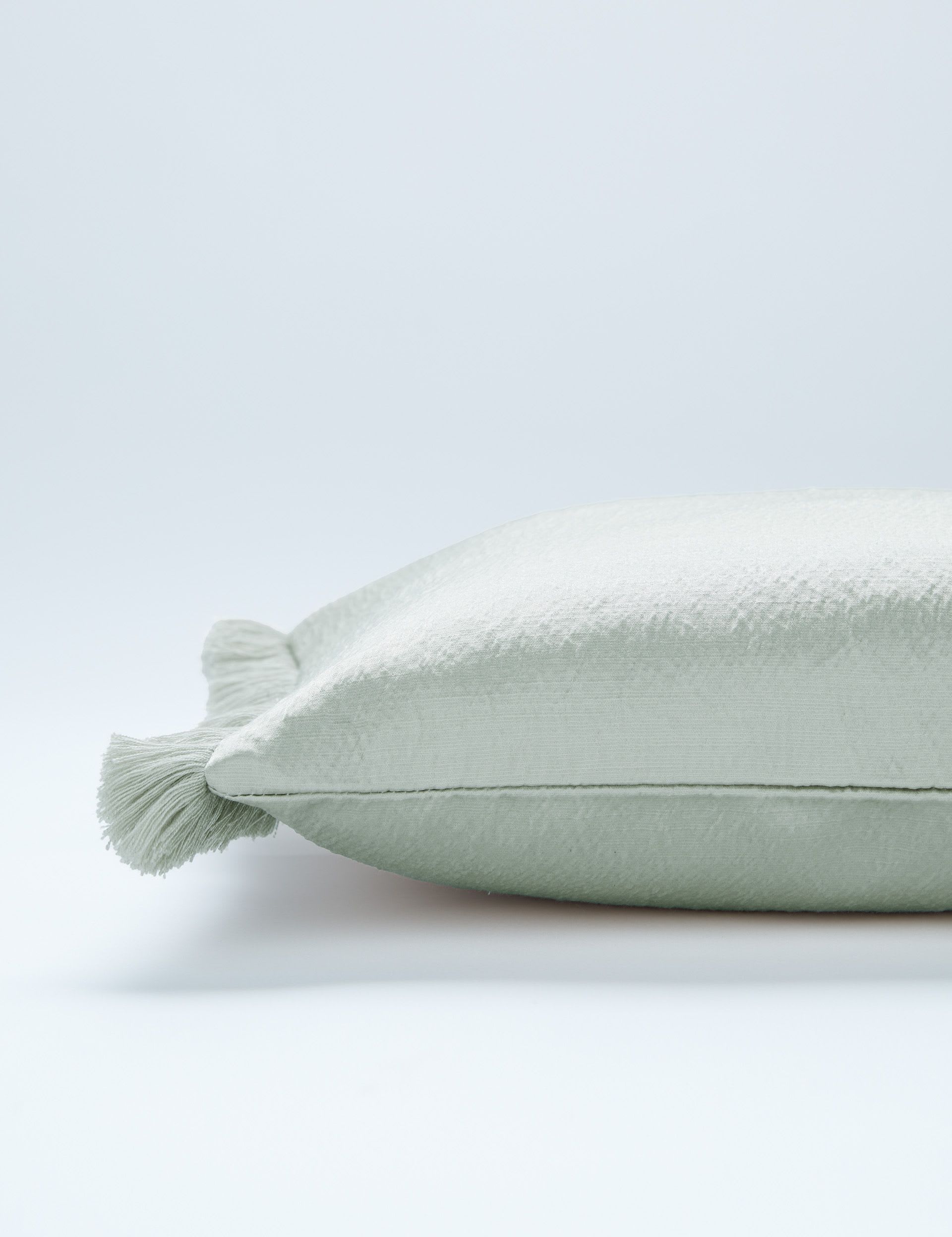 Laura Ashley Carys Crinkle Bolster Cushion 30x50cm, imported from the UK