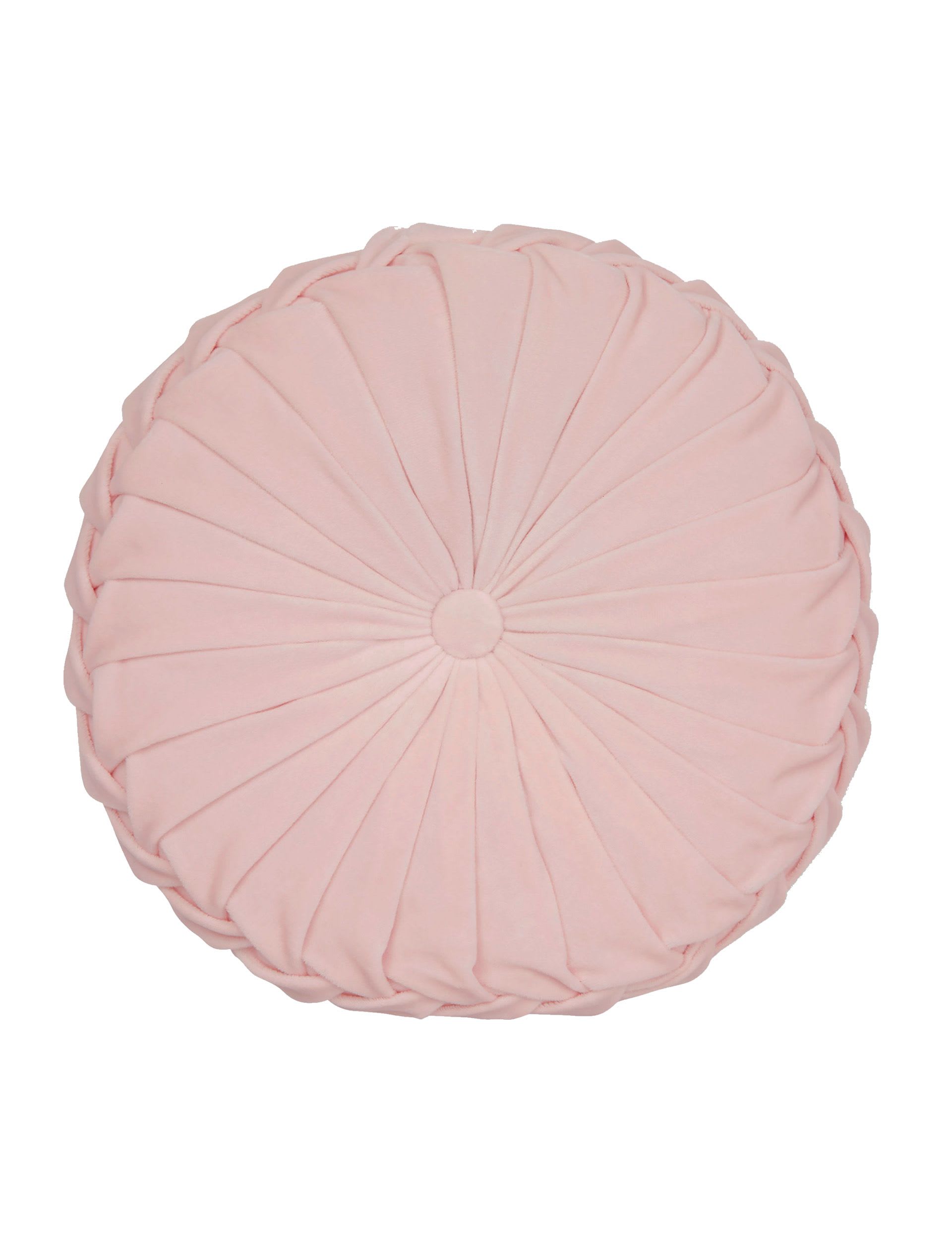 Laura Ashley Rosanna Velvet Round Pleated Cushion