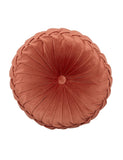 Laura Ashley Rosanna Velvet Round Pleated Cushion