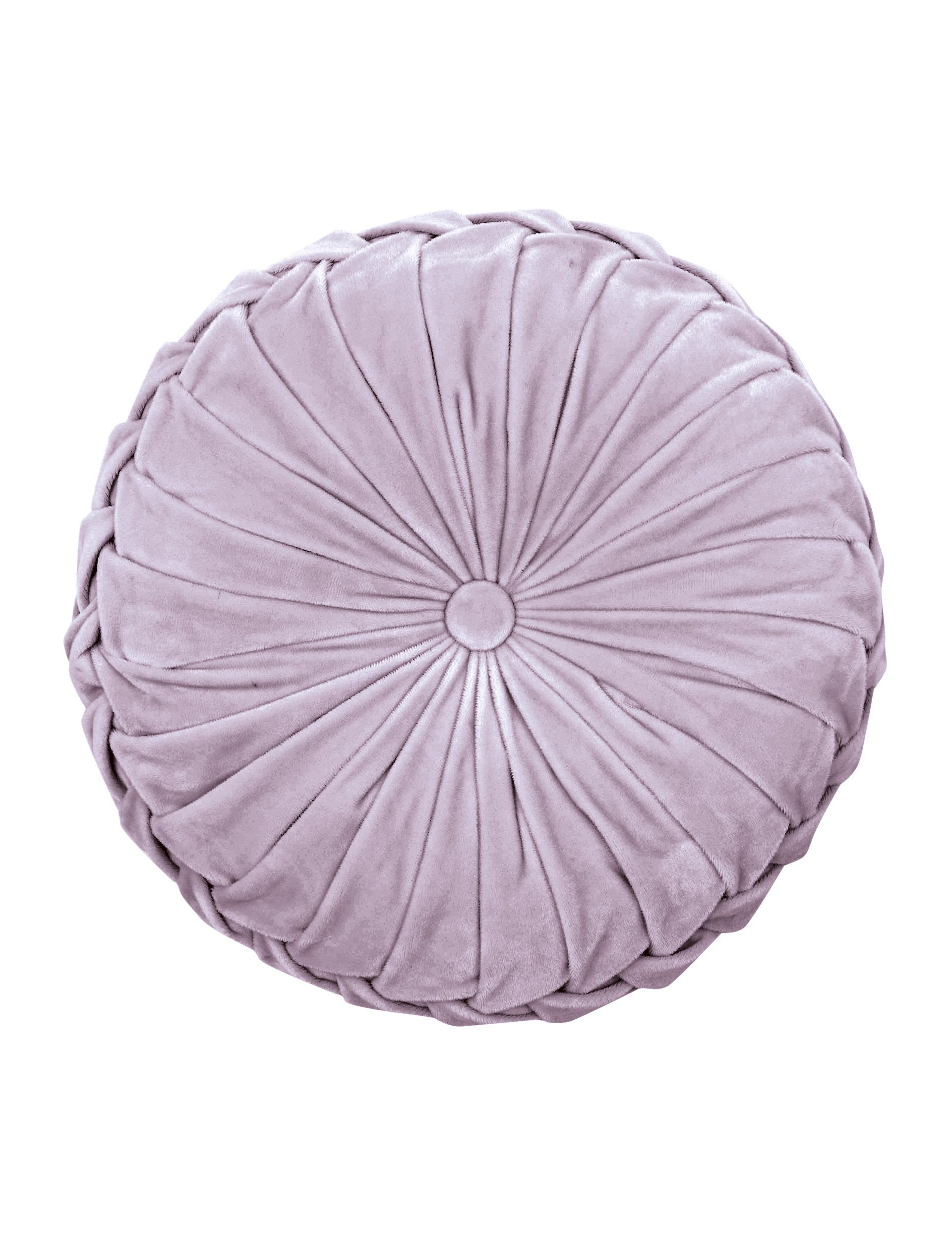 Laura Ashley Rosanna Velvet Round Pleated Cushion