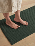 Bedfolk pure cotton ribbed bath mat 80x50 cm, UK version