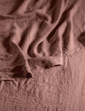 Bedfolk Pure Linen Washed Deep Fitted Sheet