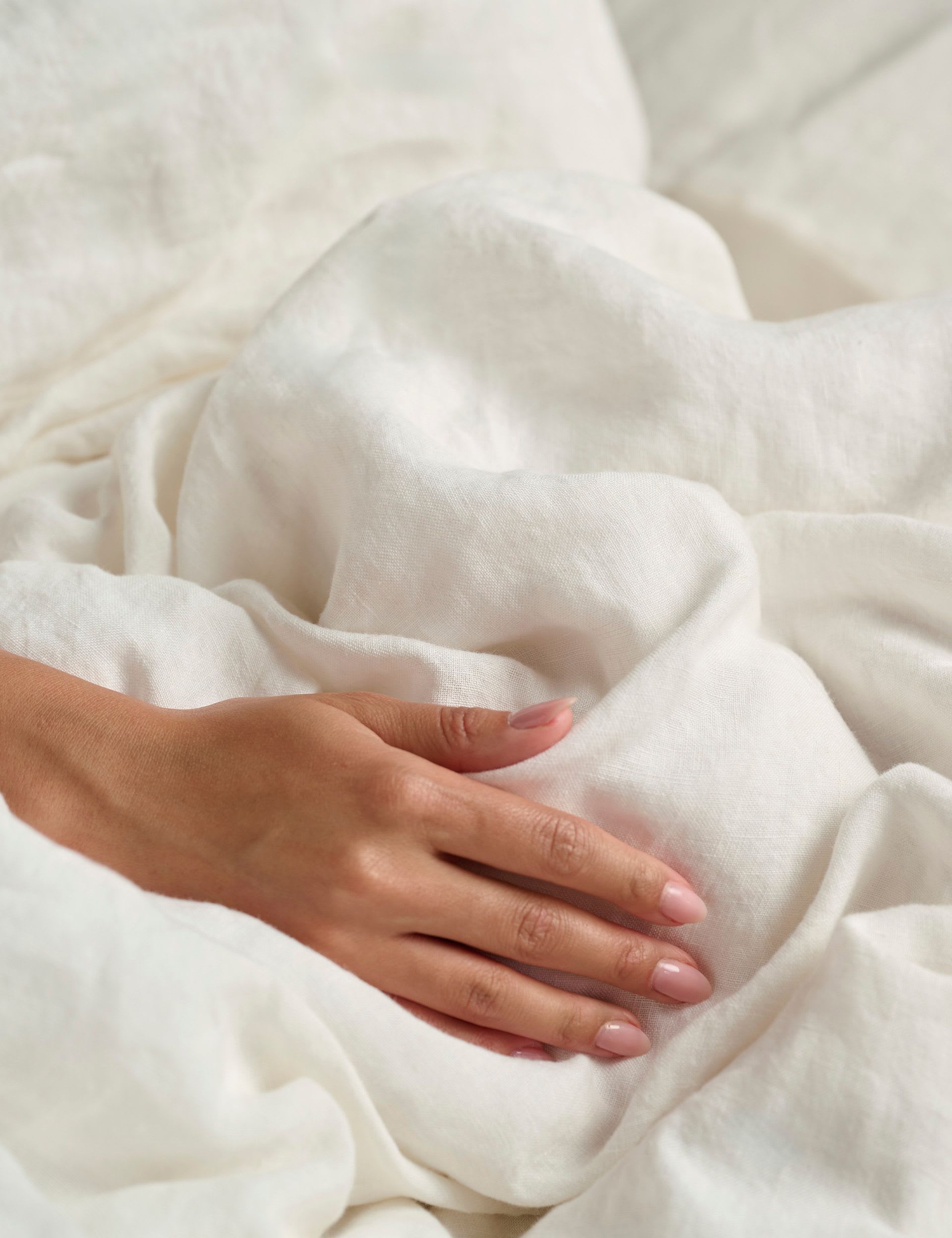 Bedfolk pure linen washed deep fitted sheet (British brand)