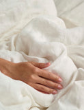 Bedfolk pure linen washed deep fitted sheet (British brand)