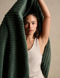 Bedfolk Ripple Pure Turkish Cotton Towel, UK version