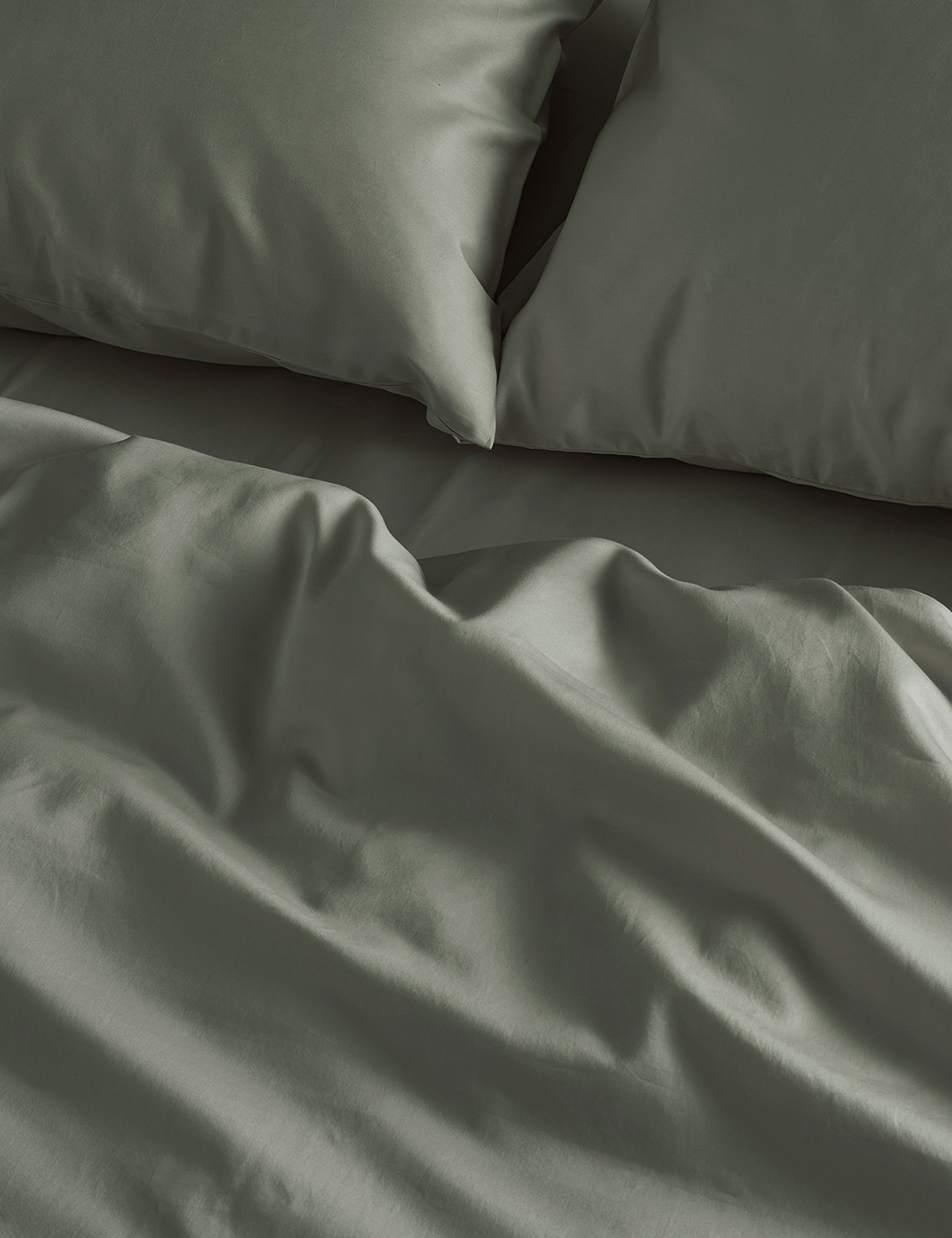 Bedfolk Pure Cotton Sateen Fitted Sheet