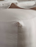 Bedfolk Pure Cotton 300 Thread Count Washed Deep Fitted Sheet