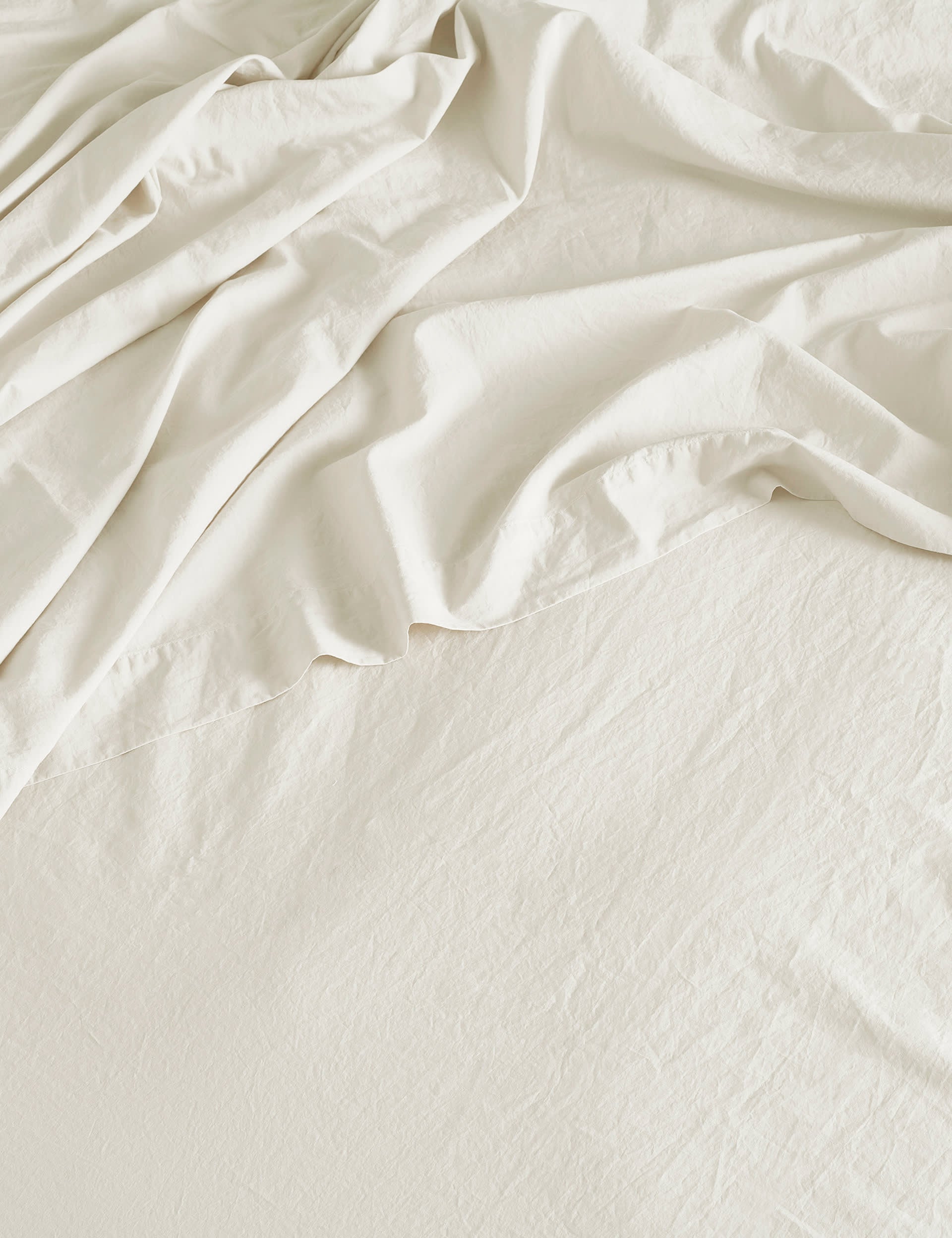 Bedfolk washed deep fitted sheet (British brand)
