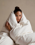 Bedfolk washed deep fitted sheet (British brand)