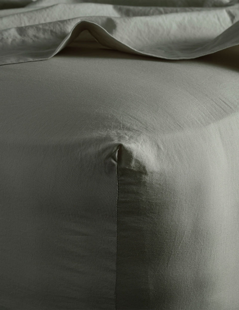 Bedfolk Pure Cotton Relaxed Fitted Sheet
