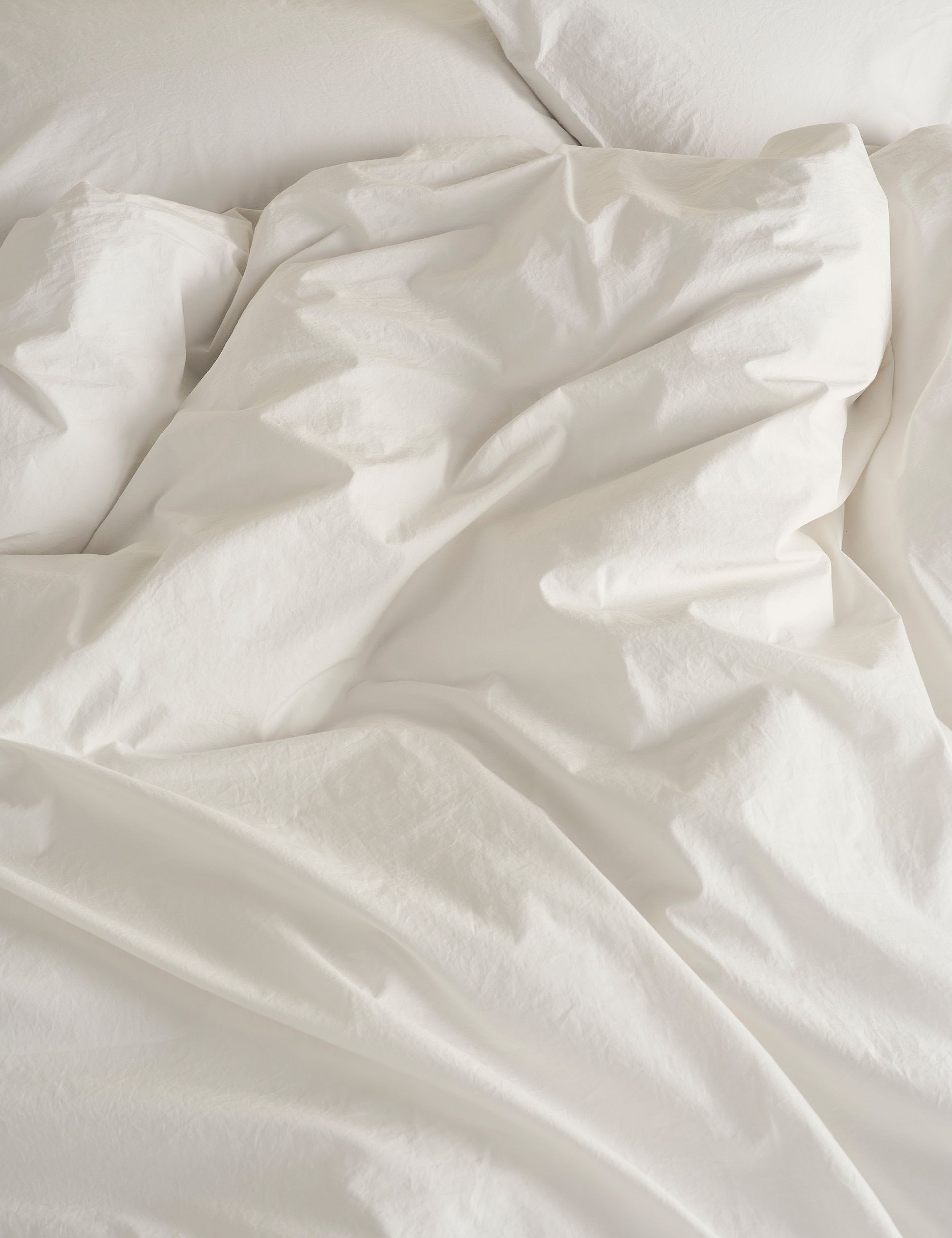 Bedfolk pure cotton washed fitted sheet, imported from the UK