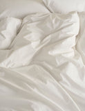 Bedfolk pure cotton washed fitted sheet, imported from the UK