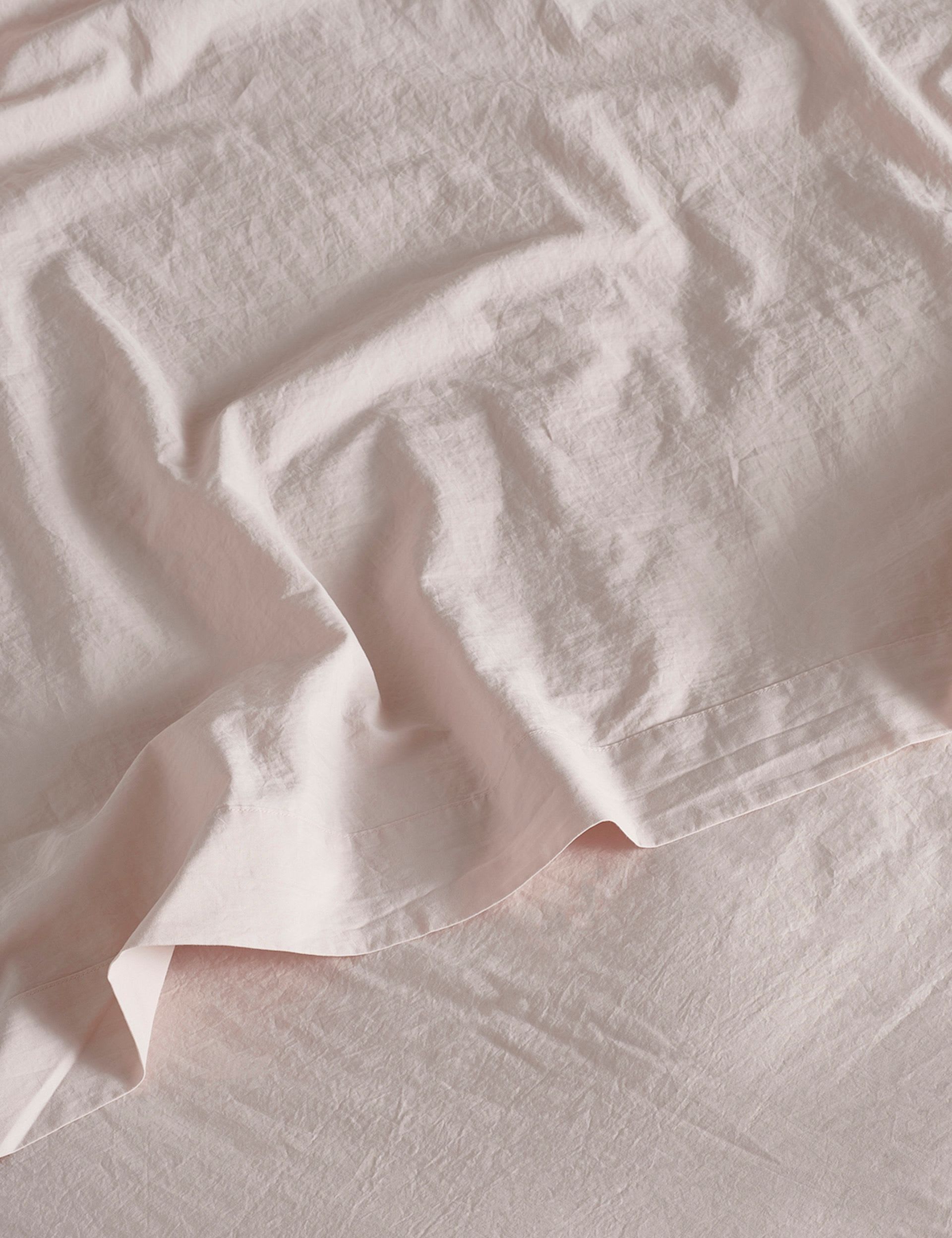 Bedfolk Washed Cotton 300 Thread Count Flat Sheet
