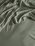 Bedfolk Washed Cotton 300 Thread Count Flat Sheet