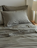 Bedfolk Washed Cotton 300 Thread Count Flat Sheet