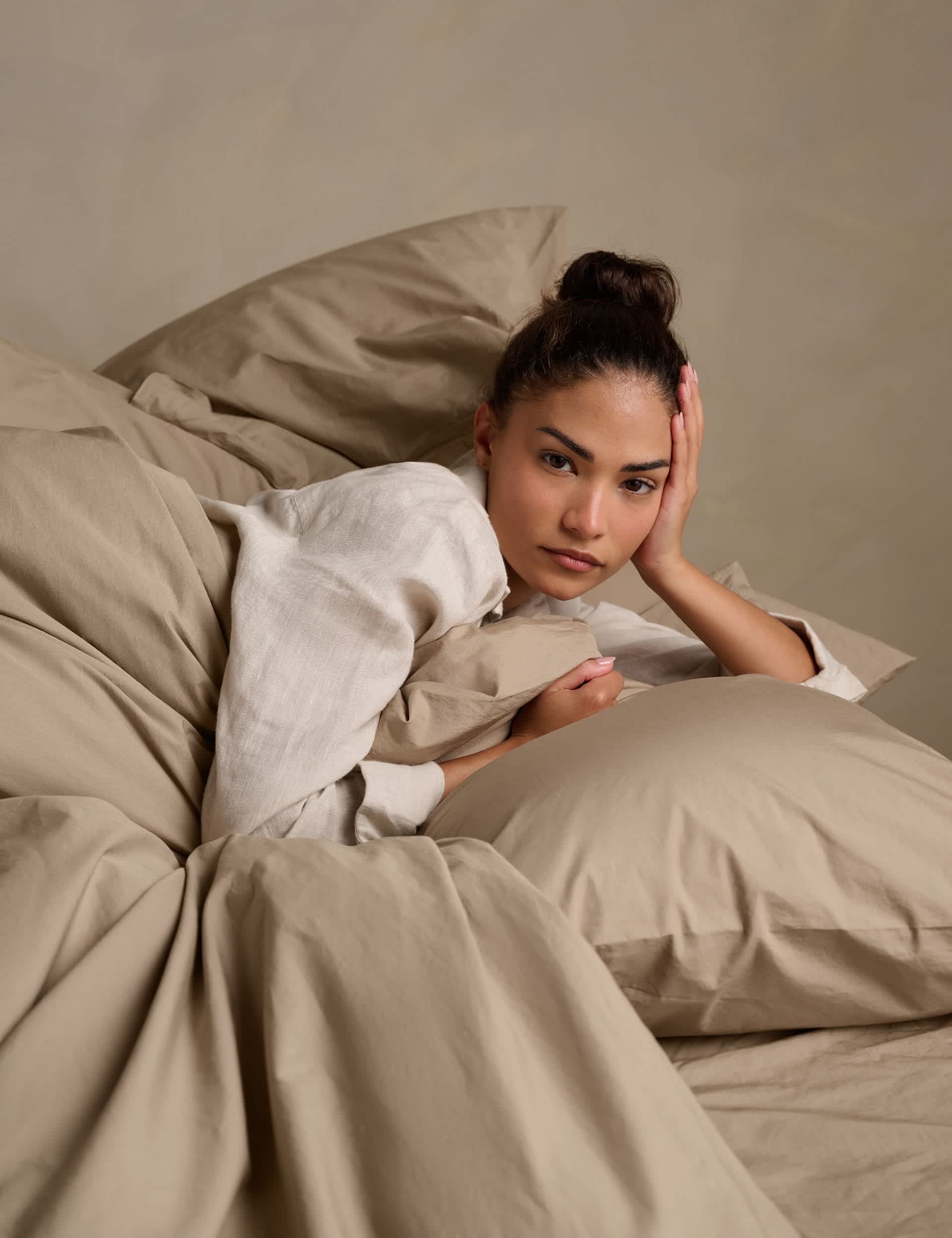 Bedfolk Washed Cotton 300 Thread Count Flat Sheet