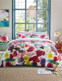 Bluebellgray pure cotton sateen abstract bedding set - British product