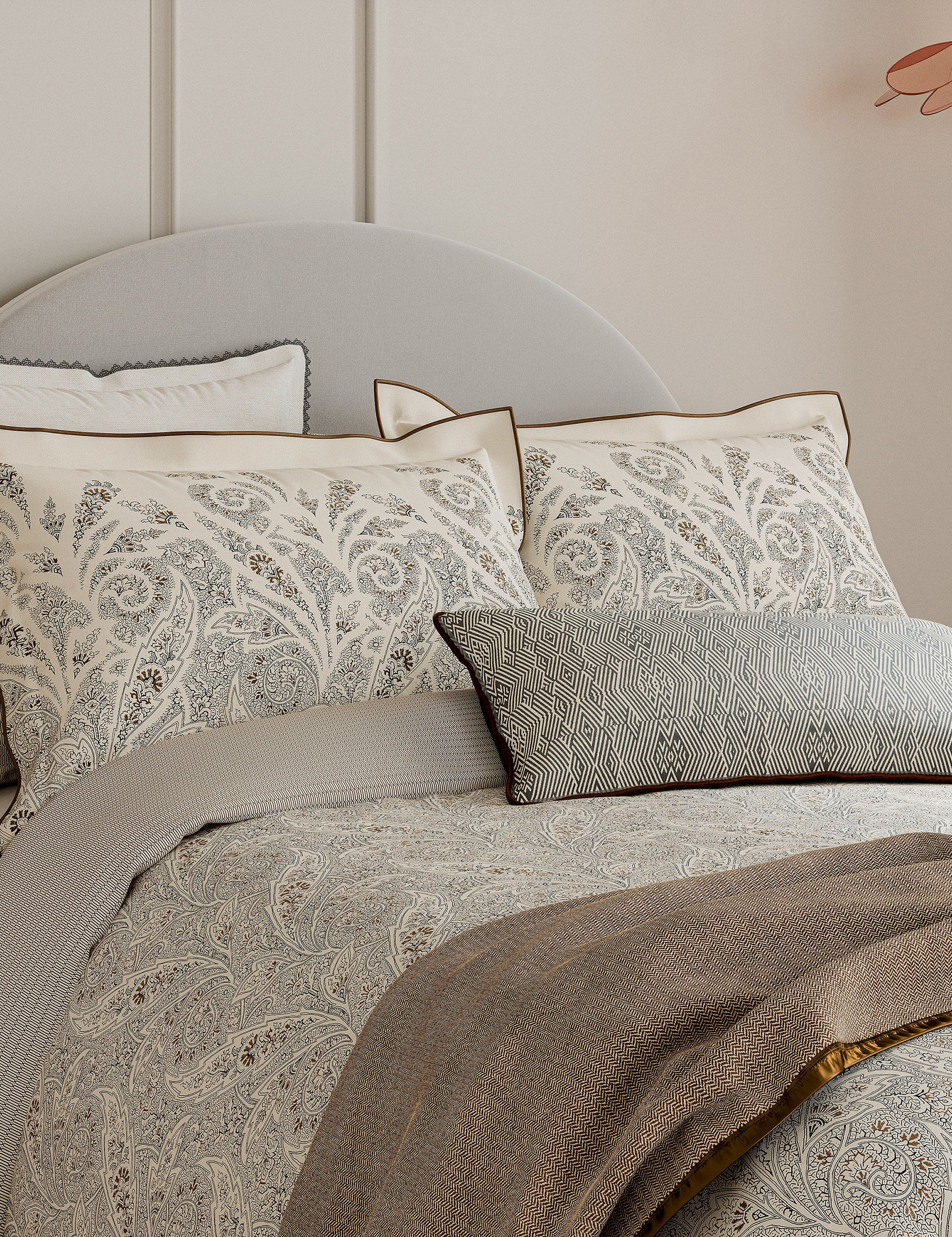 Bedeck of Belfast pure cotton sateen Umma bedding set - British product