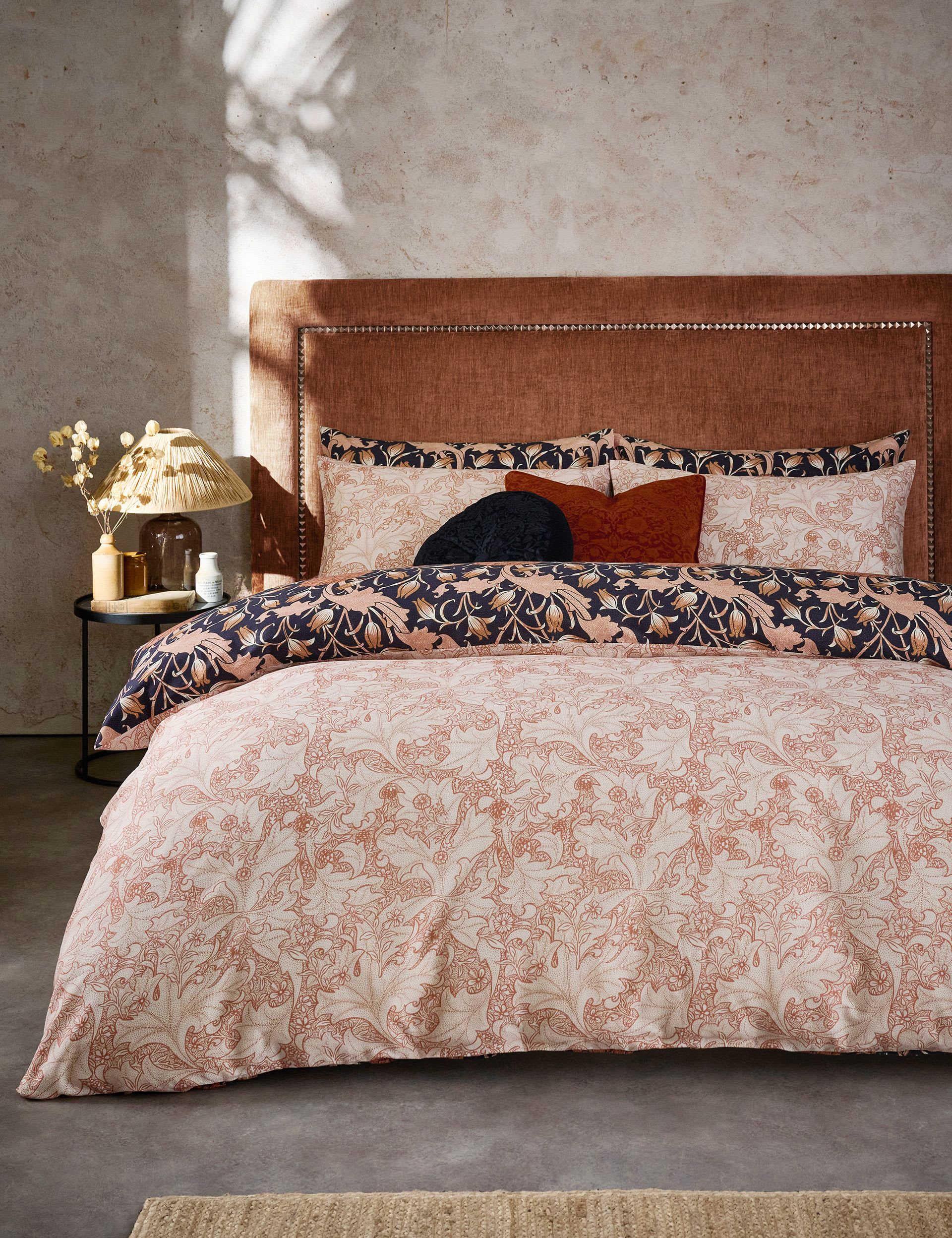 William Morris At Home pure cotton pillowcases set of 2 (British brand)