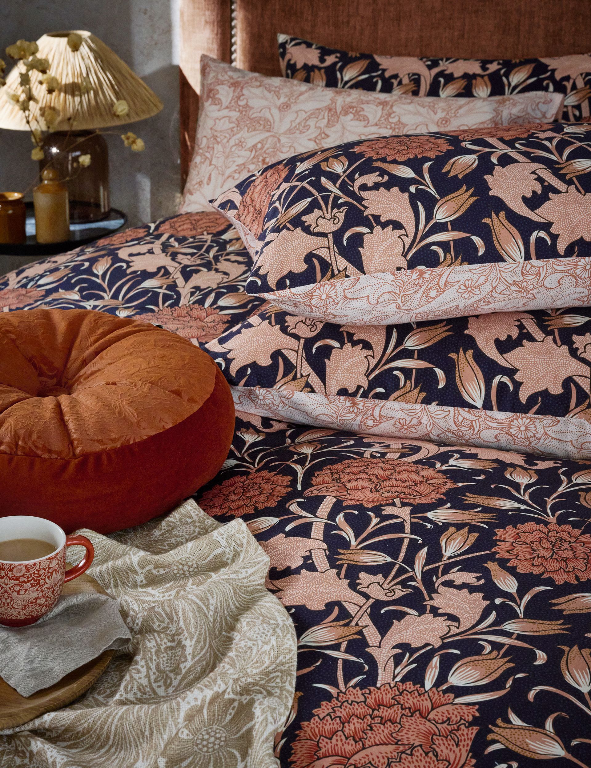 William Morris At Home pure cotton pillowcases set of 2 (British brand)