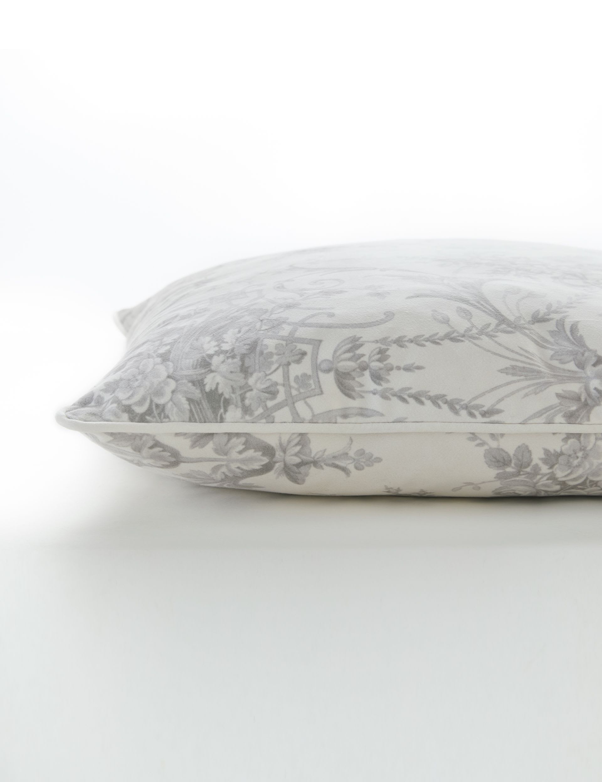 Laura Ashley Tuileries velvet piped cushion 50x50cm - British product