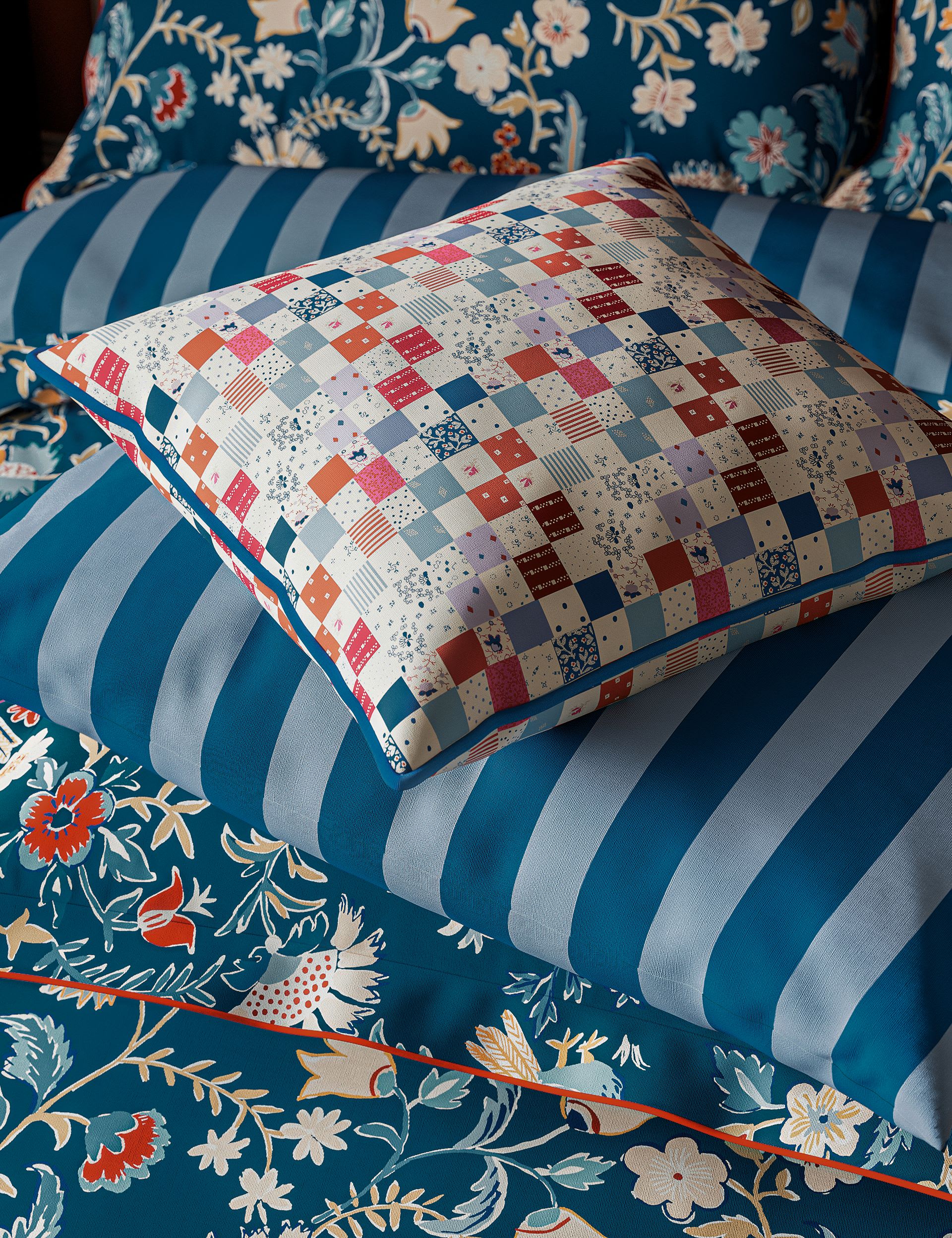 Land & Shore Seaforde scatter cushion, imported from the UK