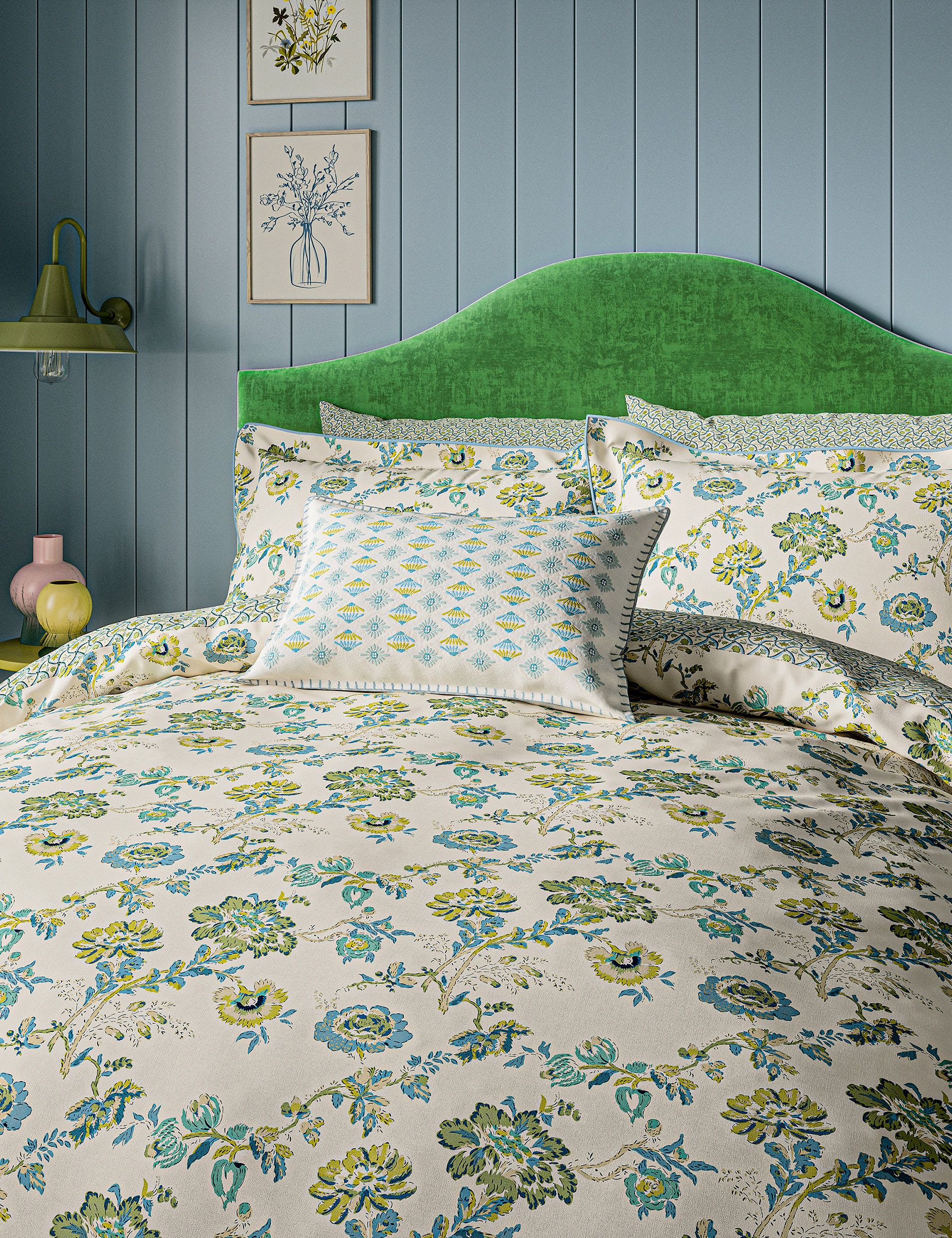 Land & Shore Orchard cushion large rectangular (British brand)