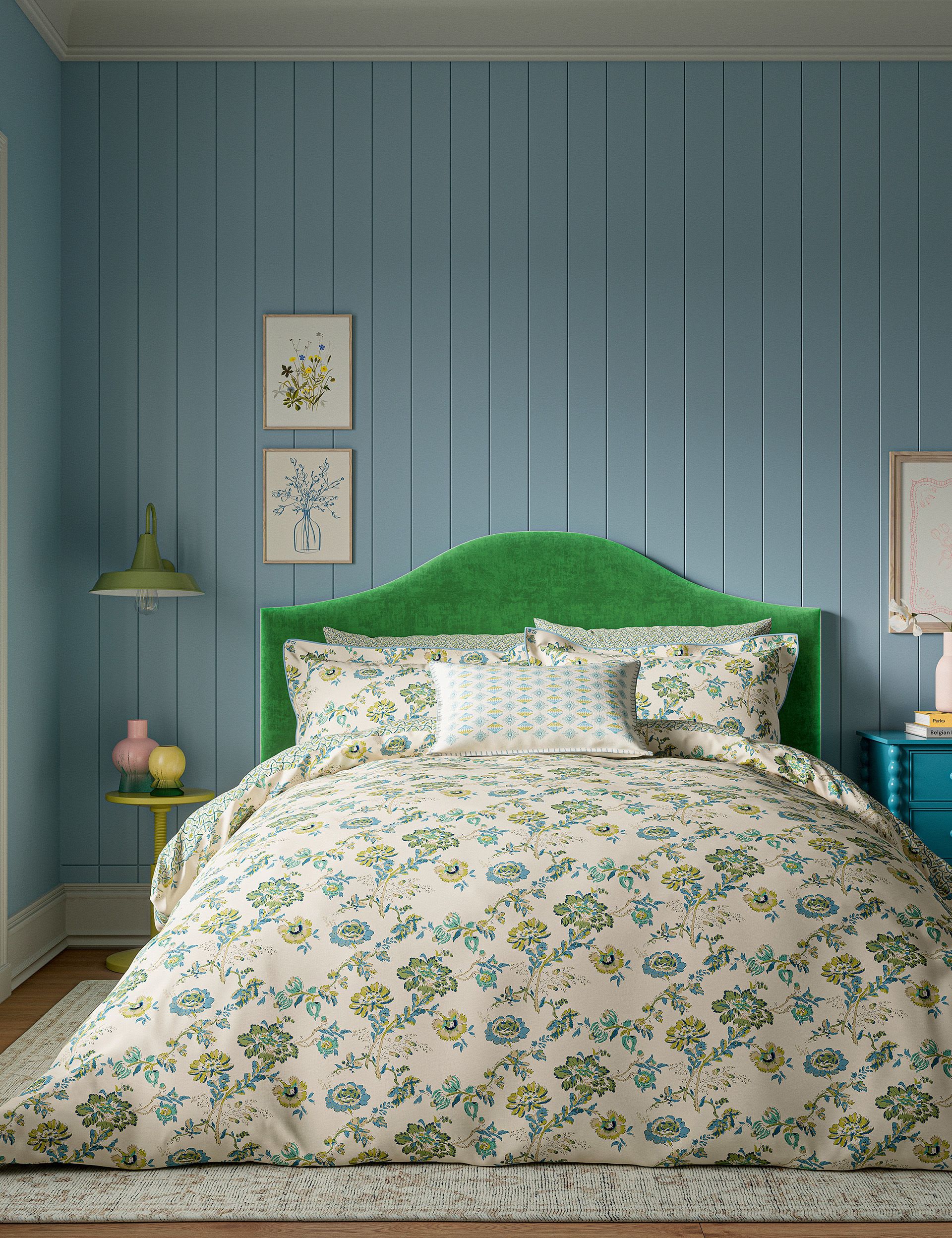 Land & Shore Orchard cushion large rectangular (British brand)