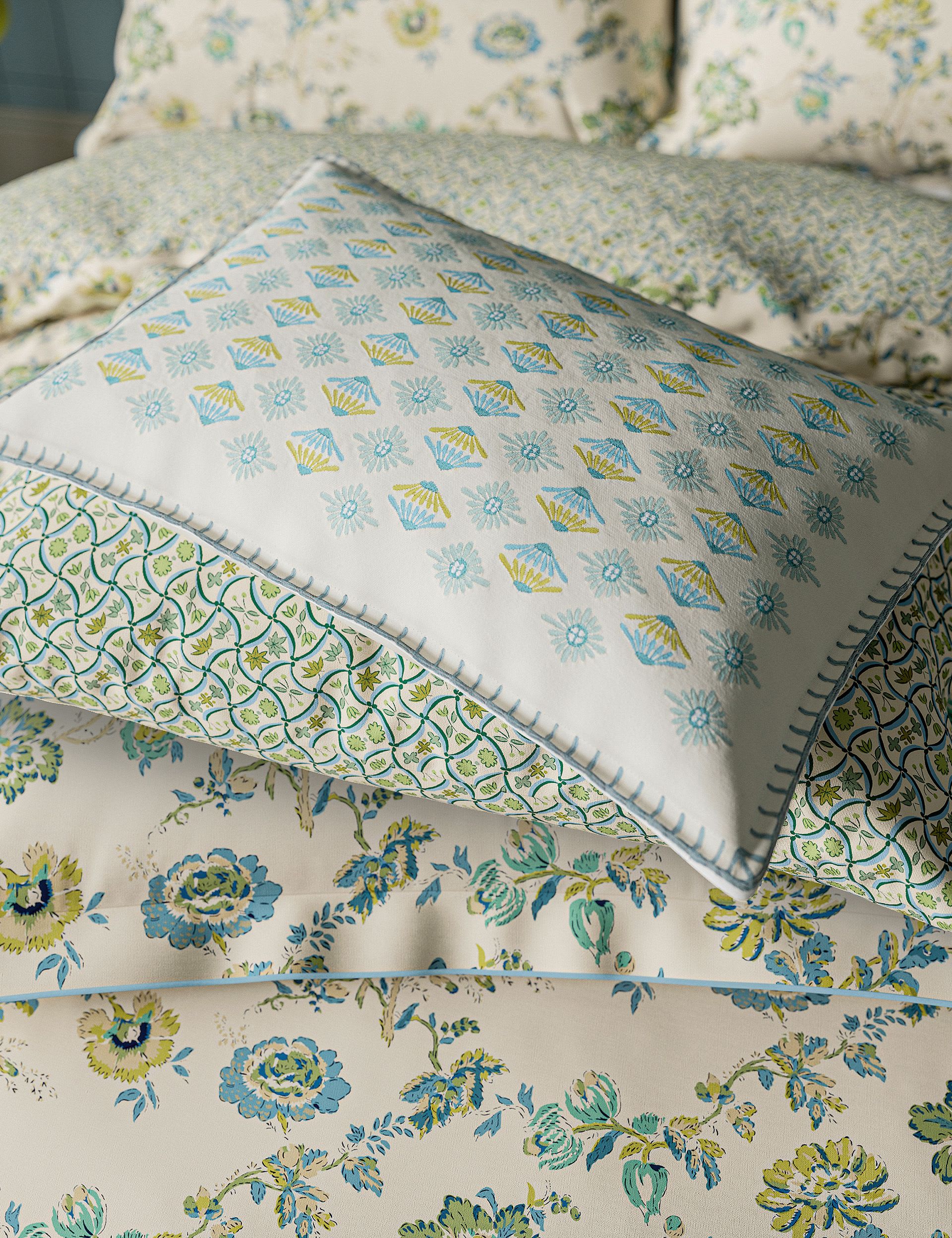 Land & Shore Orchard cushion large rectangular (British brand)