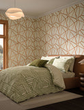 Harlequin Crater bedding set, imported from the UK