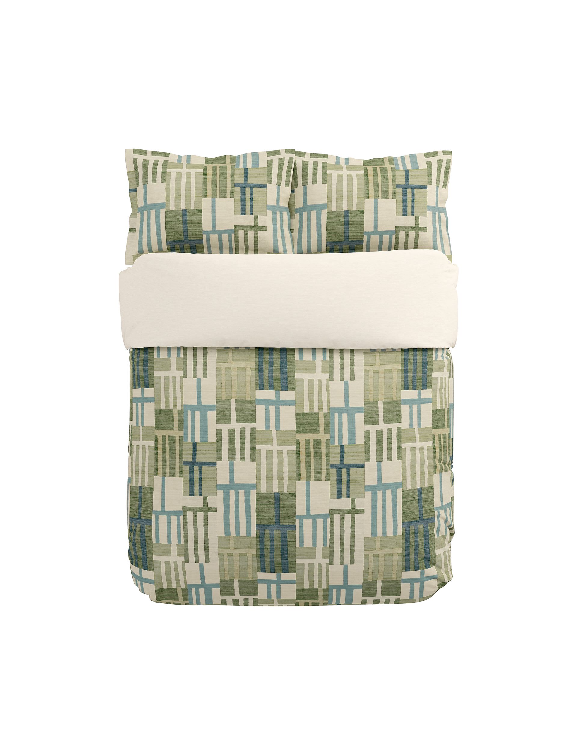 Harlequin Monolith geometric bedding set, imported from the UK