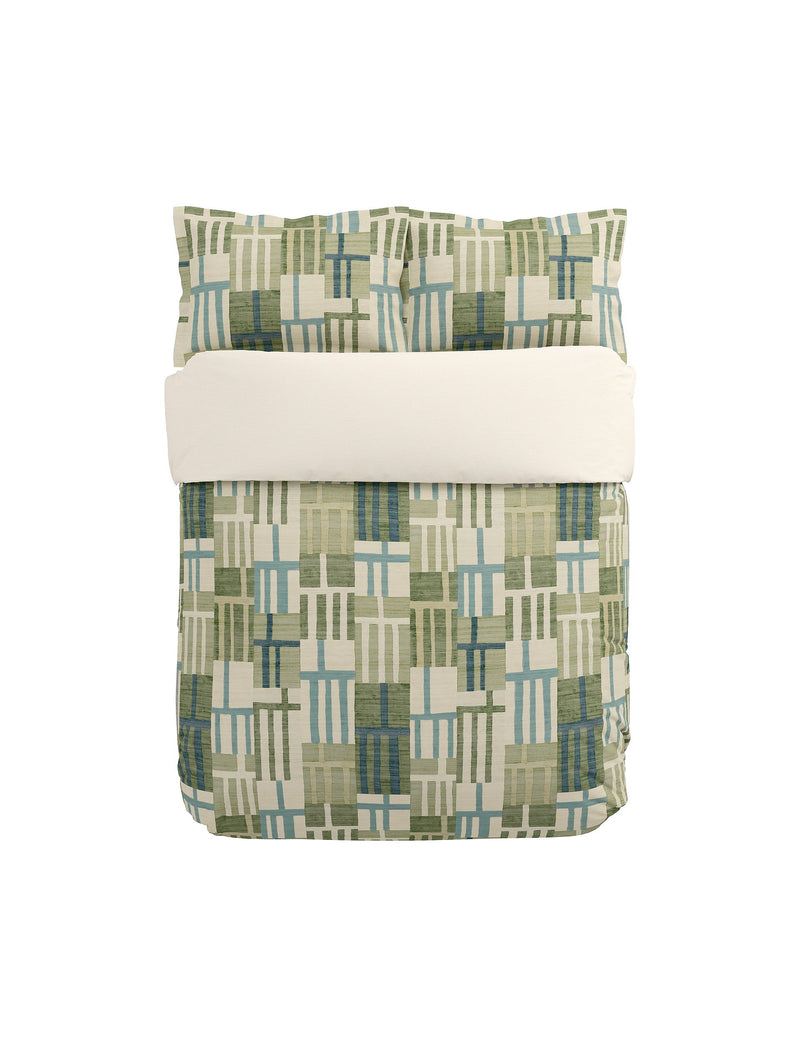 Harlequin Monolith geometric bedding set, imported from the UK