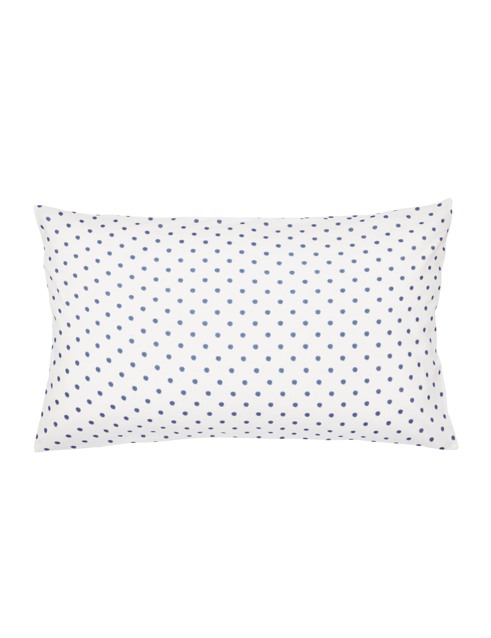 Land & Shore pure cotton floral pillowcases 2 pack - British product