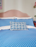 Land & Shore pure cotton floral pillowcases 2 pack - British product