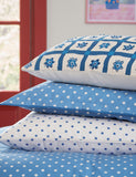 Land & Shore pure cotton floral pillowcases 2 pack - British product