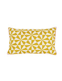 Land & Shore Lainey cushion geometric embroidered 40x60cm - British product