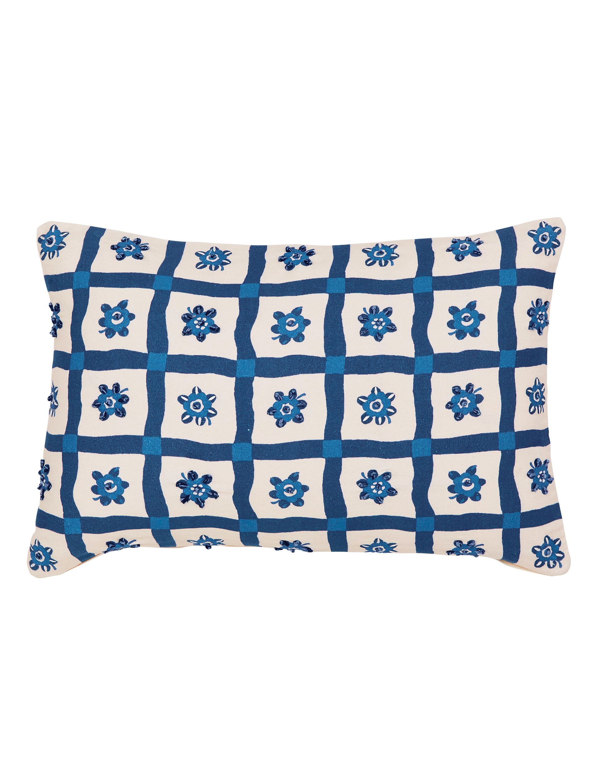 Land & Shore Sora scatter cushion 40x60cm, imported from the UK