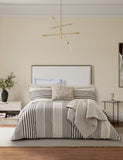 Bedeck of Belfast Alba striped pillowcases 2 pack (British brand)