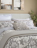 Bedeck of Belfast pure cotton square pillowcases 2 pack, imported from the UK