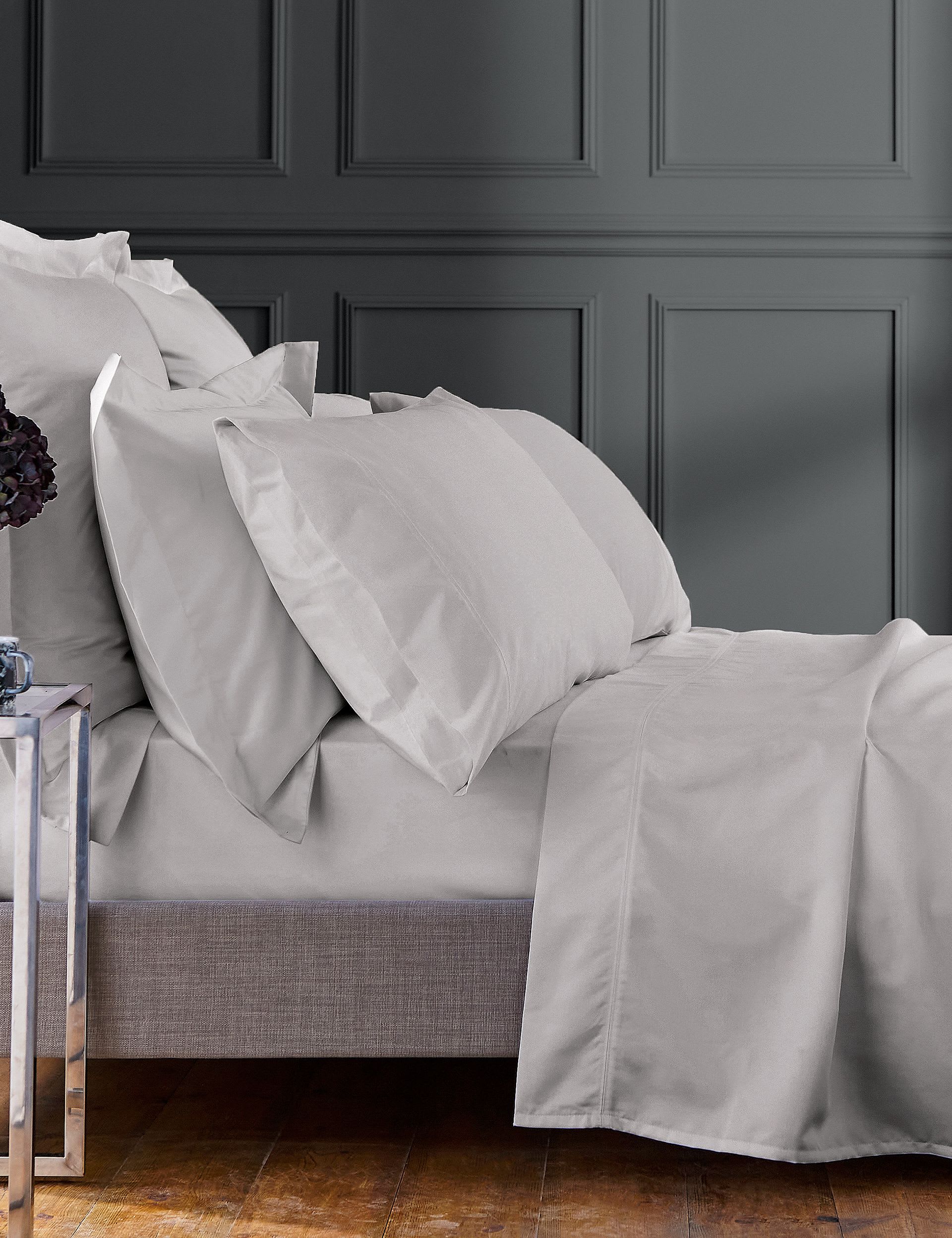 Bedeck of Belfast 1000 thread count square pillowcase, imported from the UK