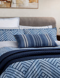 Bedeck of Belfast Kayah pure cotton pillowcases 2 pack, imported from the UK