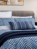 Bedeck of Belfast square pillowcase pair - British product