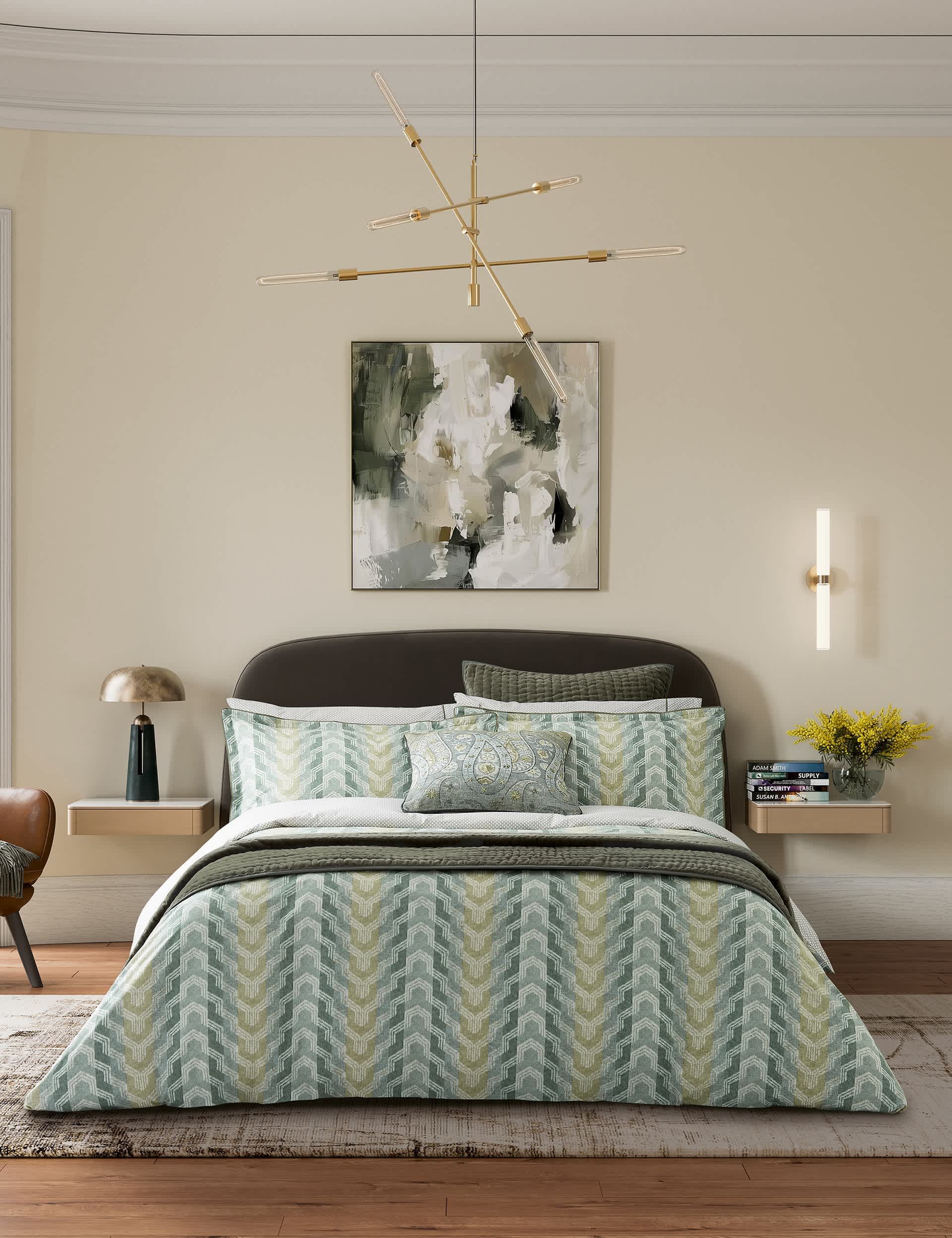 Bedeck of Belfast velvet 1000 thread count square pillowcase, UK version