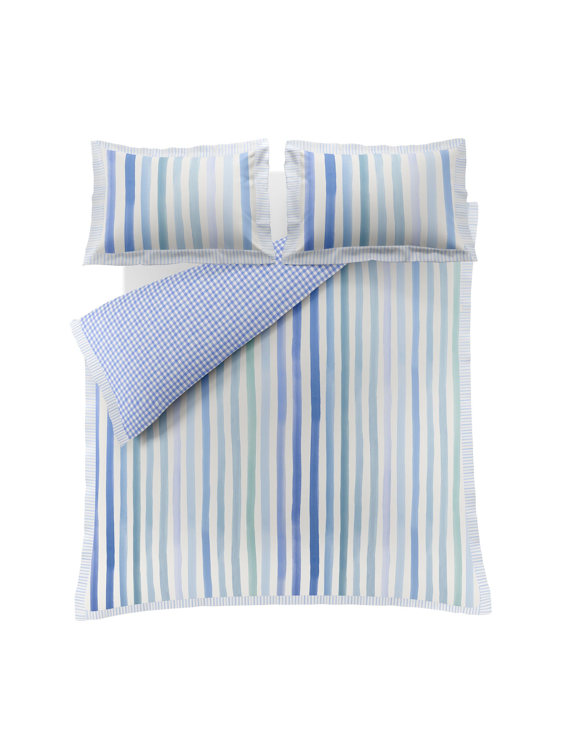 Bluebellgray Sunday Stripe bedding set, imported from the UK