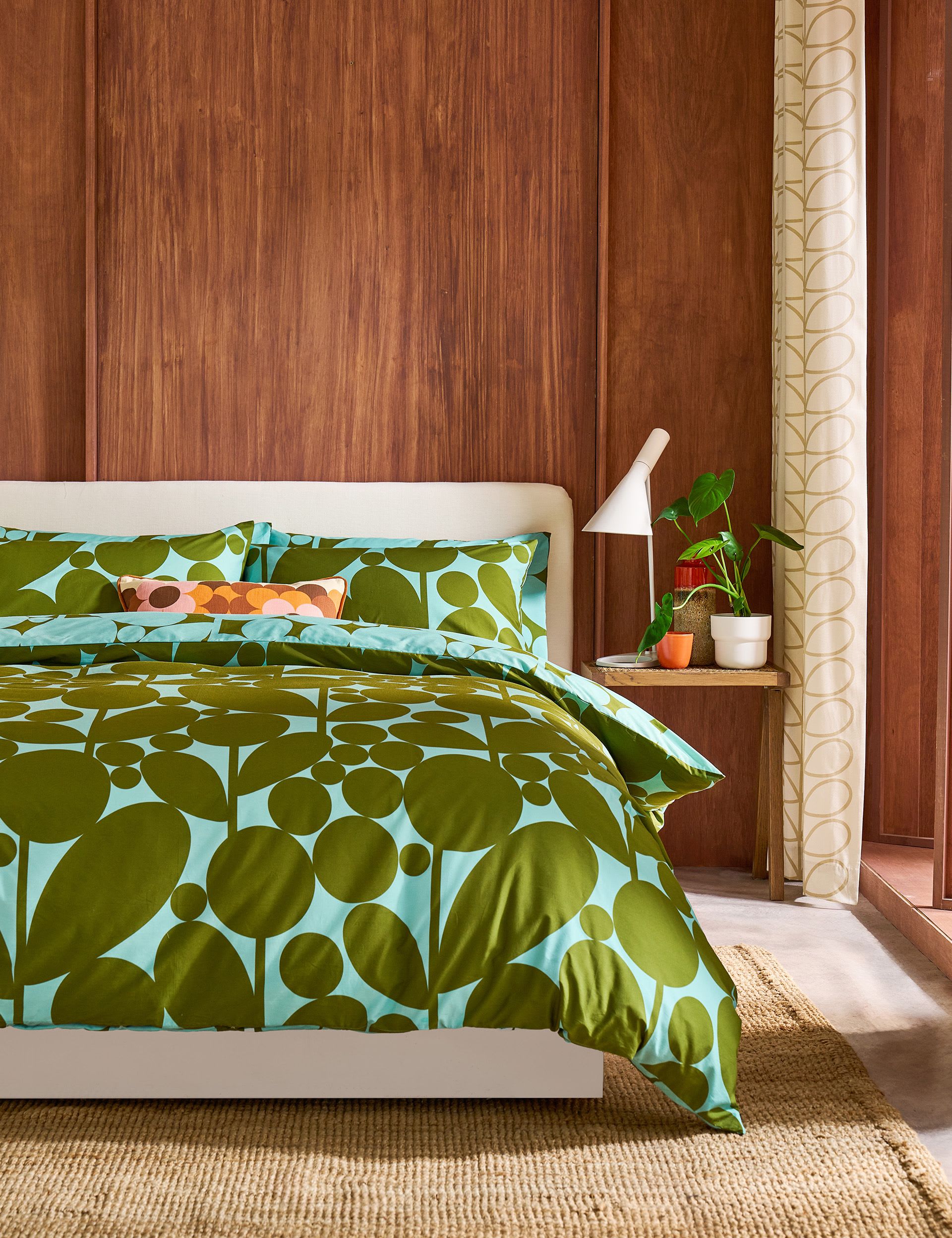 Orla Kiely pure cotton floral bedding set (British brand)