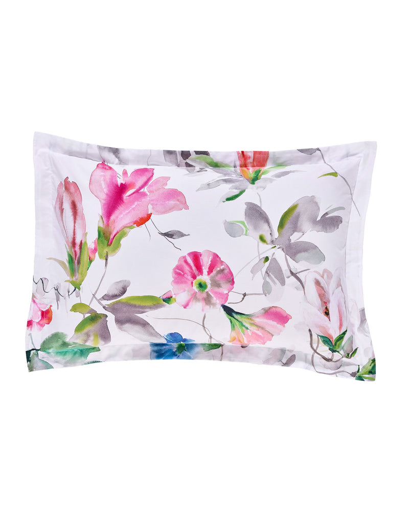 Designers Guild floral percale pillowcase set - British product