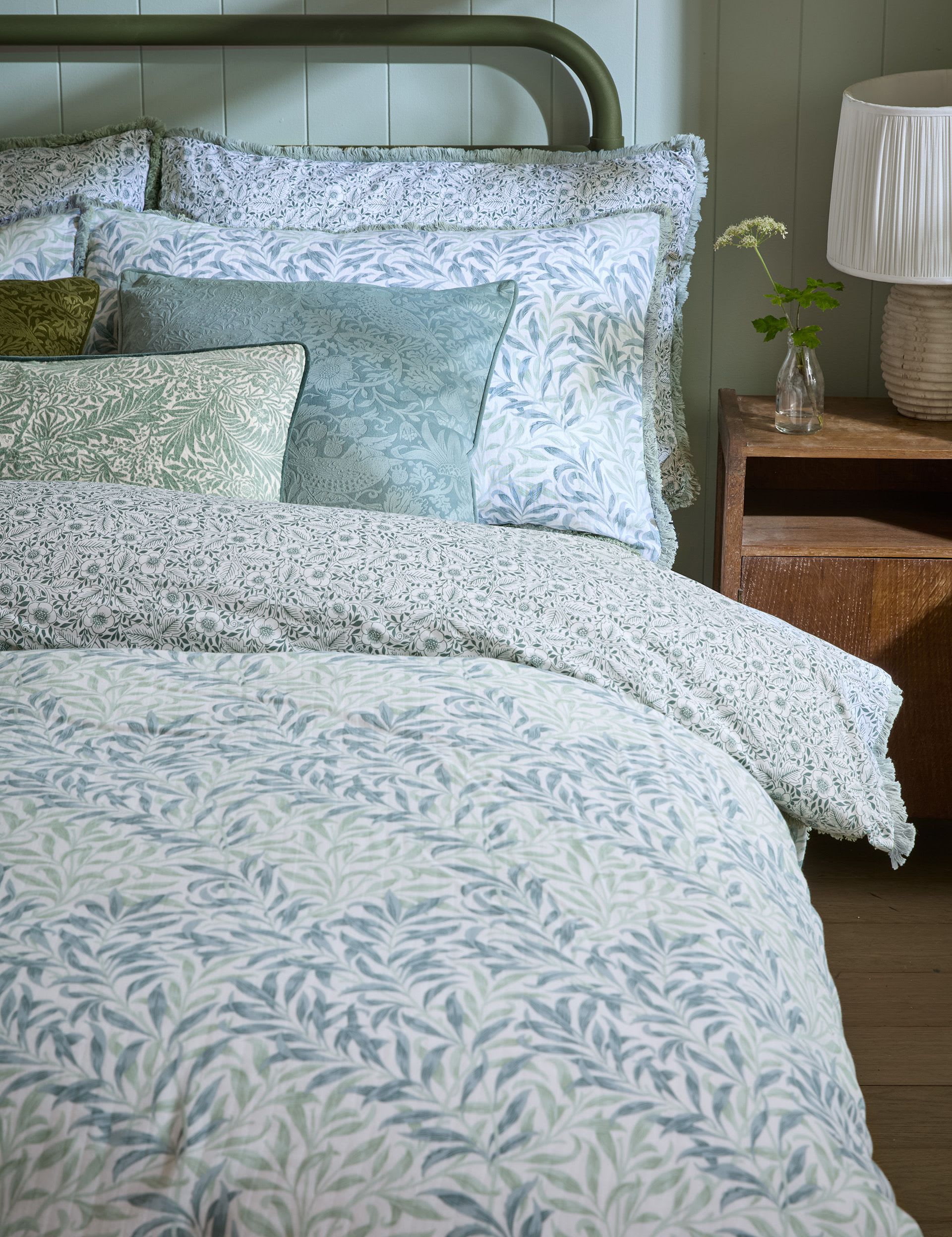 William Morris Willow Bough pure cotton bedding set (British brand)