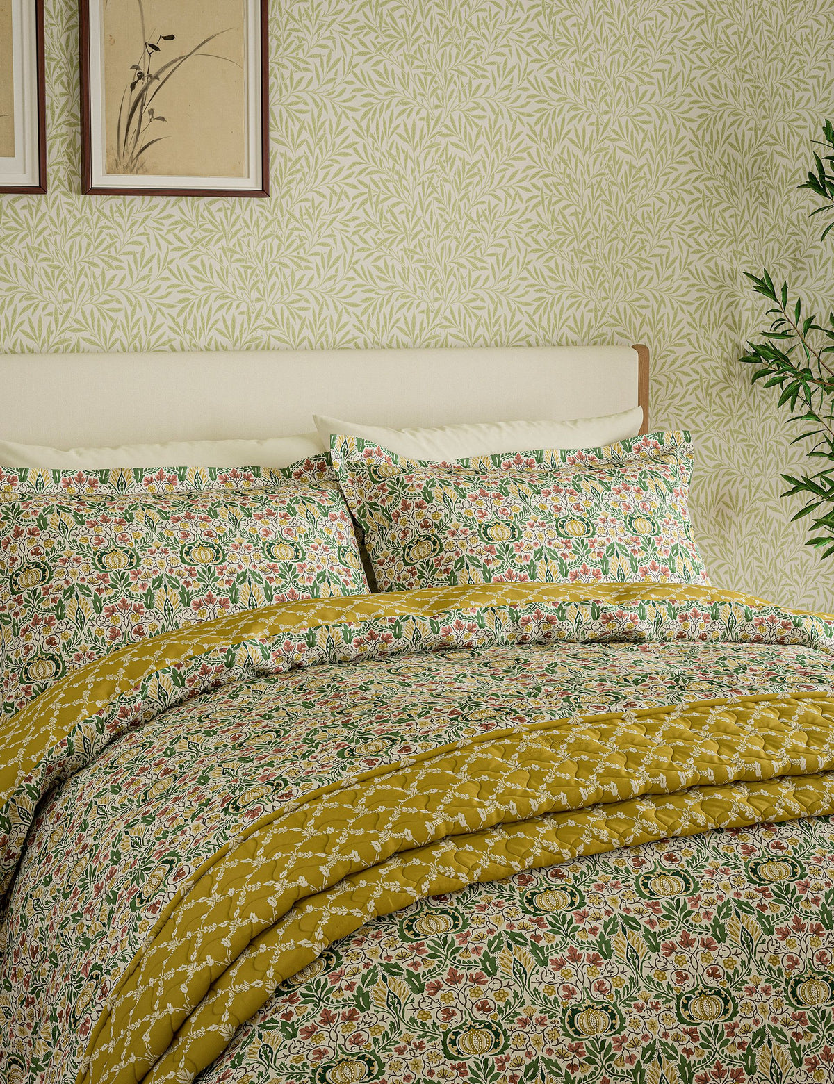 Morris & Co Pure Cotton Little Chintz Bedding Set