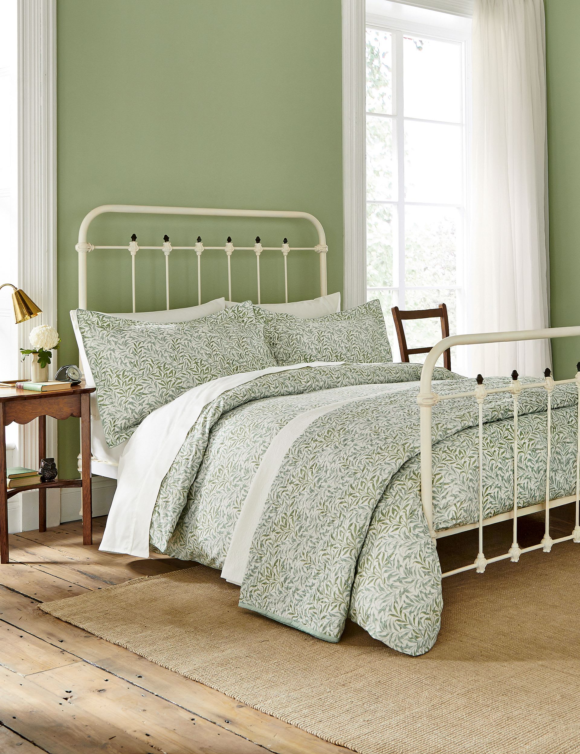 Morris & Co Pure Cotton Willow Bough Bedding Set